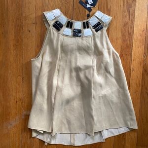 Magashoni embellished linen blouse in 6.